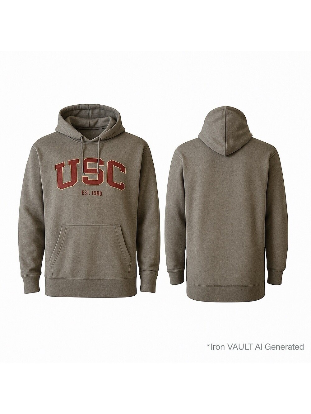 USC Trojans Gameday Couture M Hoodie Sweatshirt Gray College NCAA Pullover